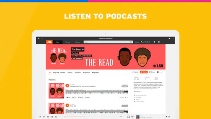 SoundCloud for Chromebooks android App screenshot 0