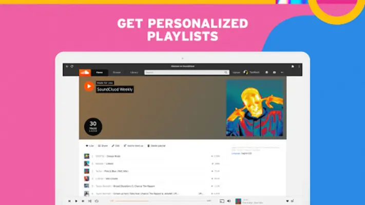 SoundCloud for Chromebooks android App screenshot 3